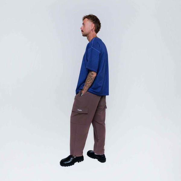 Брюки Cargo Logo коричневые - фото 4