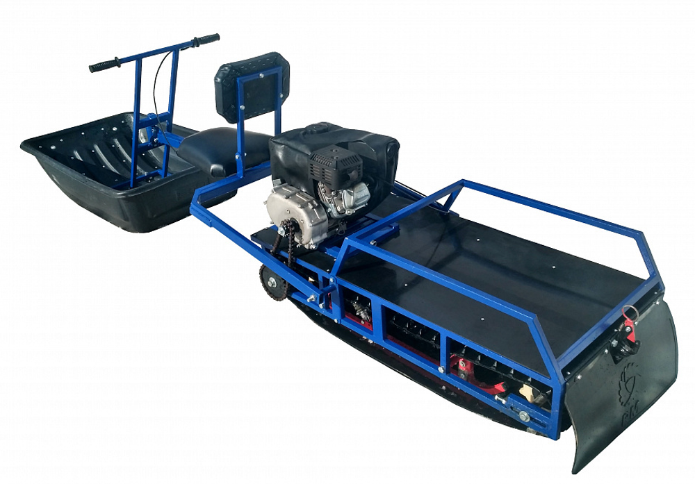 Мотобуксировщик толкач Альбатрос-XL8 с модулем. Без фары, тележки