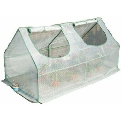 Парник 181,5*92*93см 22012-Е (пленка Армир. с 2-мя Окнами + мет труба в пвх d-16мм ) разборный