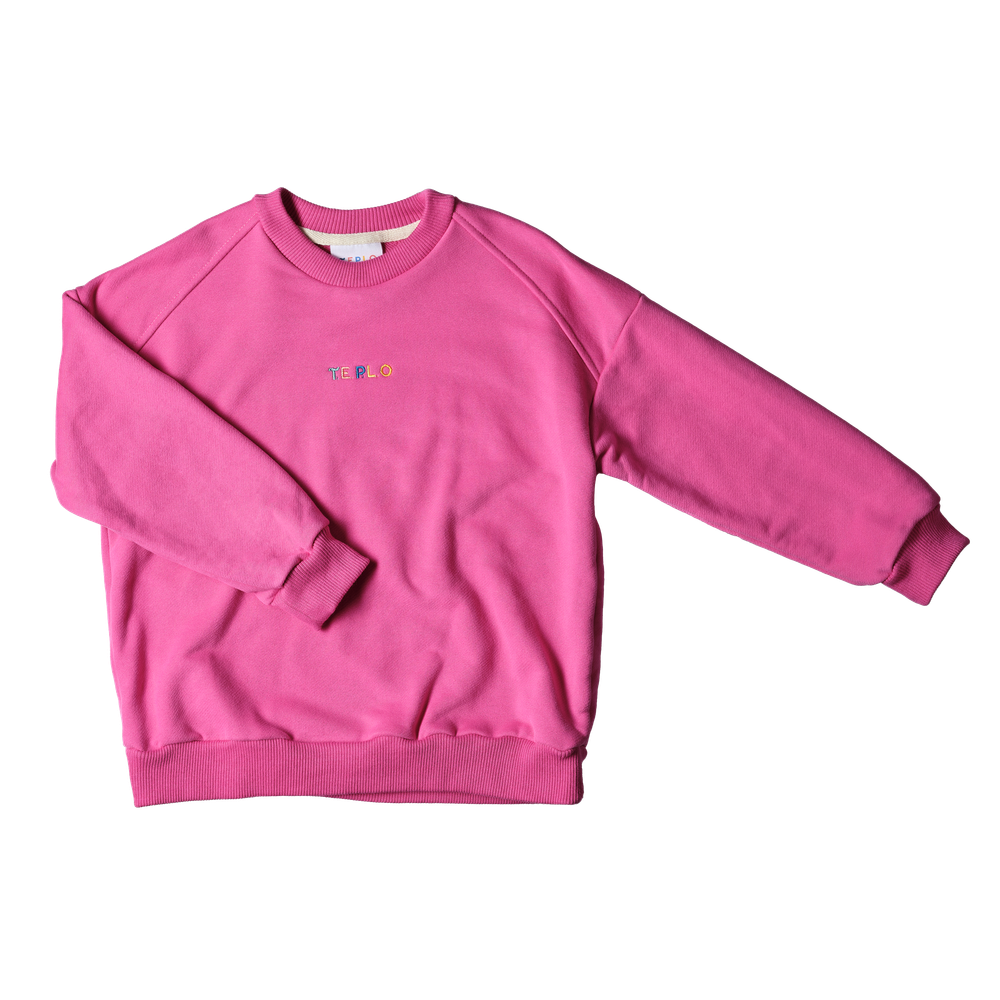 Свитшот в стиле oversize Хурма