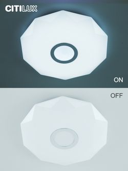 Citilux Диамант Смарт CL713A30G RGB Умная люстра Хром