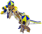 Игровой комплекс для детей 6-12 лет для уличной площадки