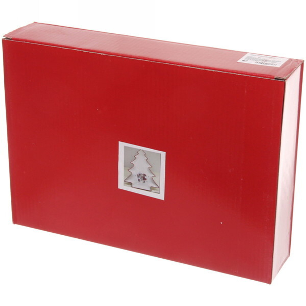 Тарелка керамическая «Новогоднее настроение» Ёлка 24,8*16,8*2,5см