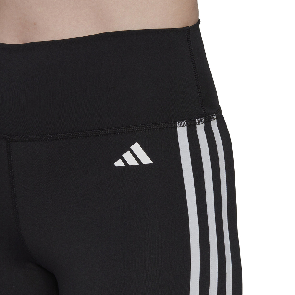 Женские теннисные брюки adidas Essentials Training 3-Stripes High-Waisted Tight Women - Black, White