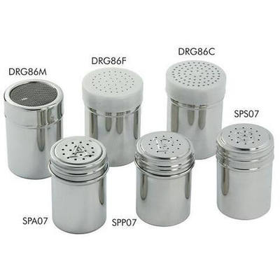 Емкость Для Сыпучих Продуктов С Мелкой Сеткой 0,24Л D6См H8,5См, Нерж.Сталь С Пластиковой Крышкой Dr