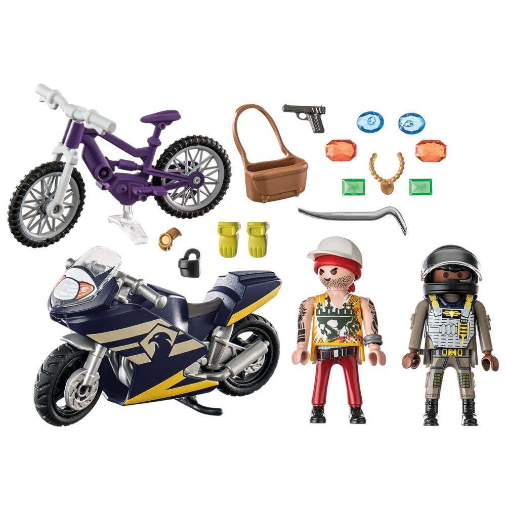 Playmobil — Специальный отряд городских действий с похитителем драгоценностей 71255 / артикул   71255  / GTIN 4008789712554