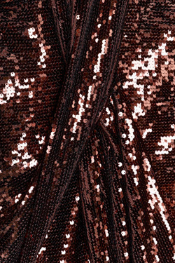 ZARA КОРОТКОЕ ПЛАТЬЕ С ПАЙЕТКАМИ, СЕРО-КОРИЧНЕВЫЙ