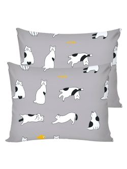 Постельное белье поплин Сказка "Локи" евро  Наволочка 50х70 см 2 шт Простынь на резинке 180x200 см Пододеяльник 200x215 см