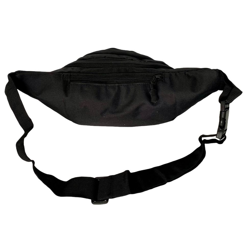 Сумка поясная армейская SWAT (черная)