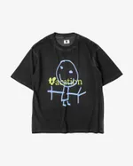 Футболка FOS Vacation pigment dyed Серая