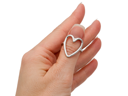 Кольцо "Сердце" 23мм
