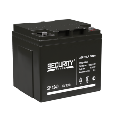 Аккумулятор 40,0 А/ч (SF 1240), ЧЕРНЫЙ, (4614030010011)