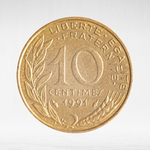 France, 10 Centimes 1991, VF