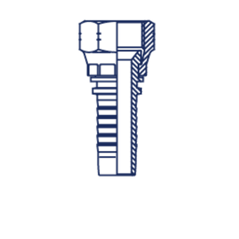 Фитинг DN 06 JIC (Г) 1/2