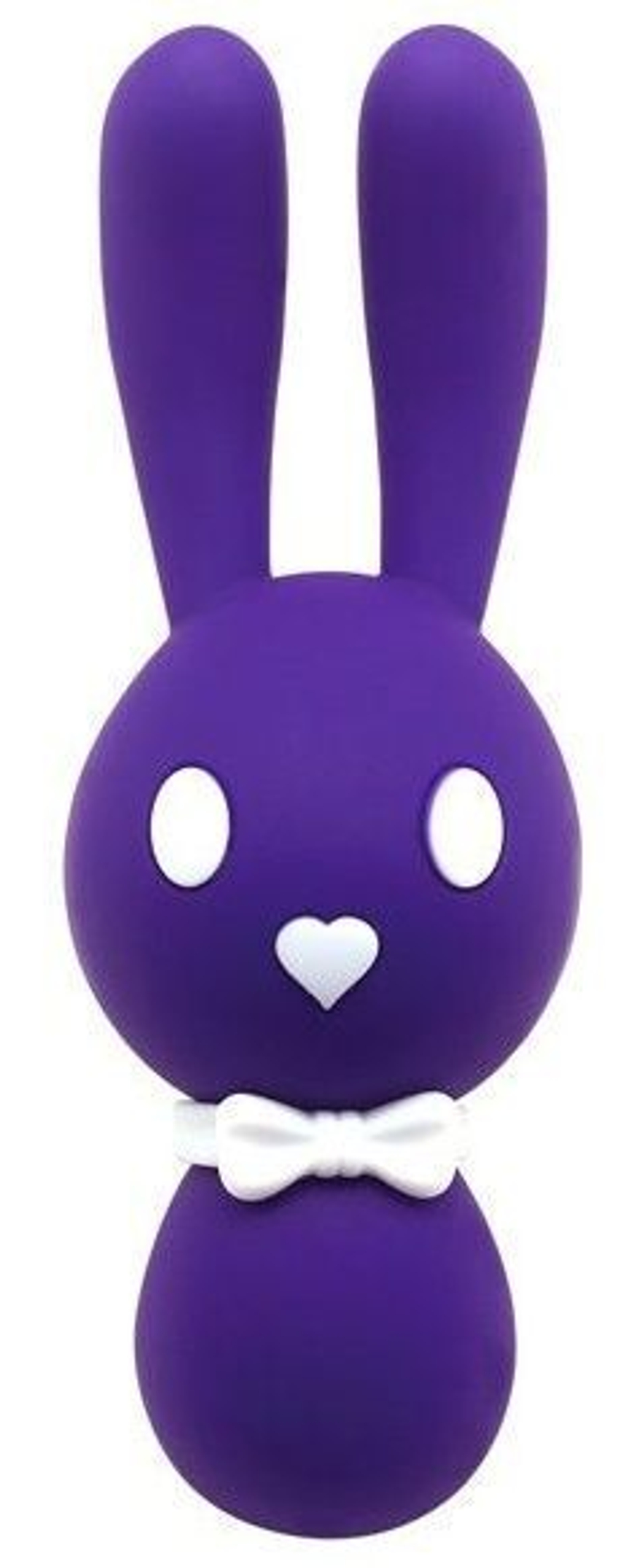 Фиолетовый вибростимулятор-зайчик Dorcel - 16 см. (Цвет: фиолетовый)