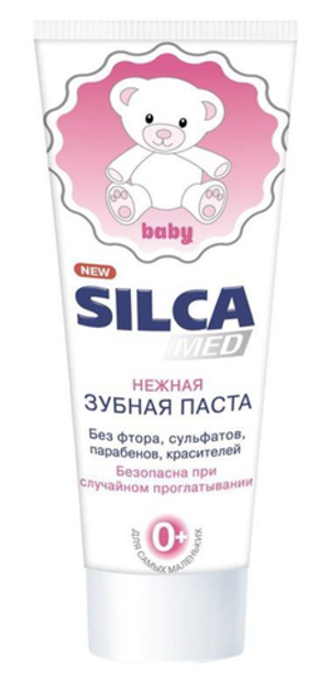 SILCAMED Детская зубная паста BABY 0+ 65гр