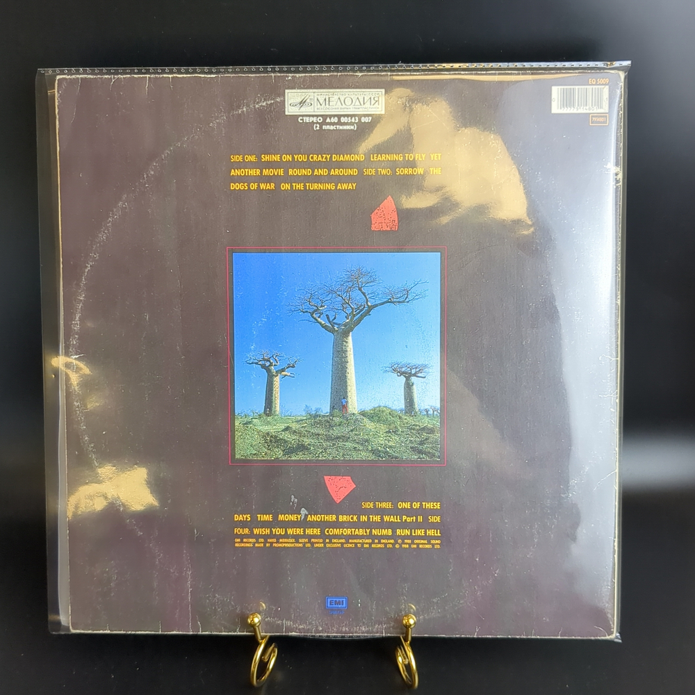 2 LP Pink Floyd - Delicate Sound Of Thunder , Repress, USSR, 1988 зарубежный рок. 2 Виниловые пластинки