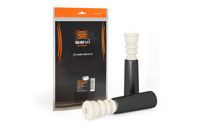 Буфер хода сжатия задней подвески с кожухом для а/м SKODA: Octavia I,Rapid, VW: Golf 4, Jetta 4, Polo 5,AUDI A3 (8L)) "СЭВИ-ЭКСПЕРТ"