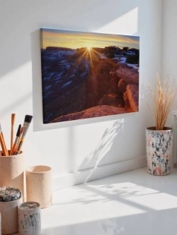 Картина на стену 40 X 50 Закат в горах