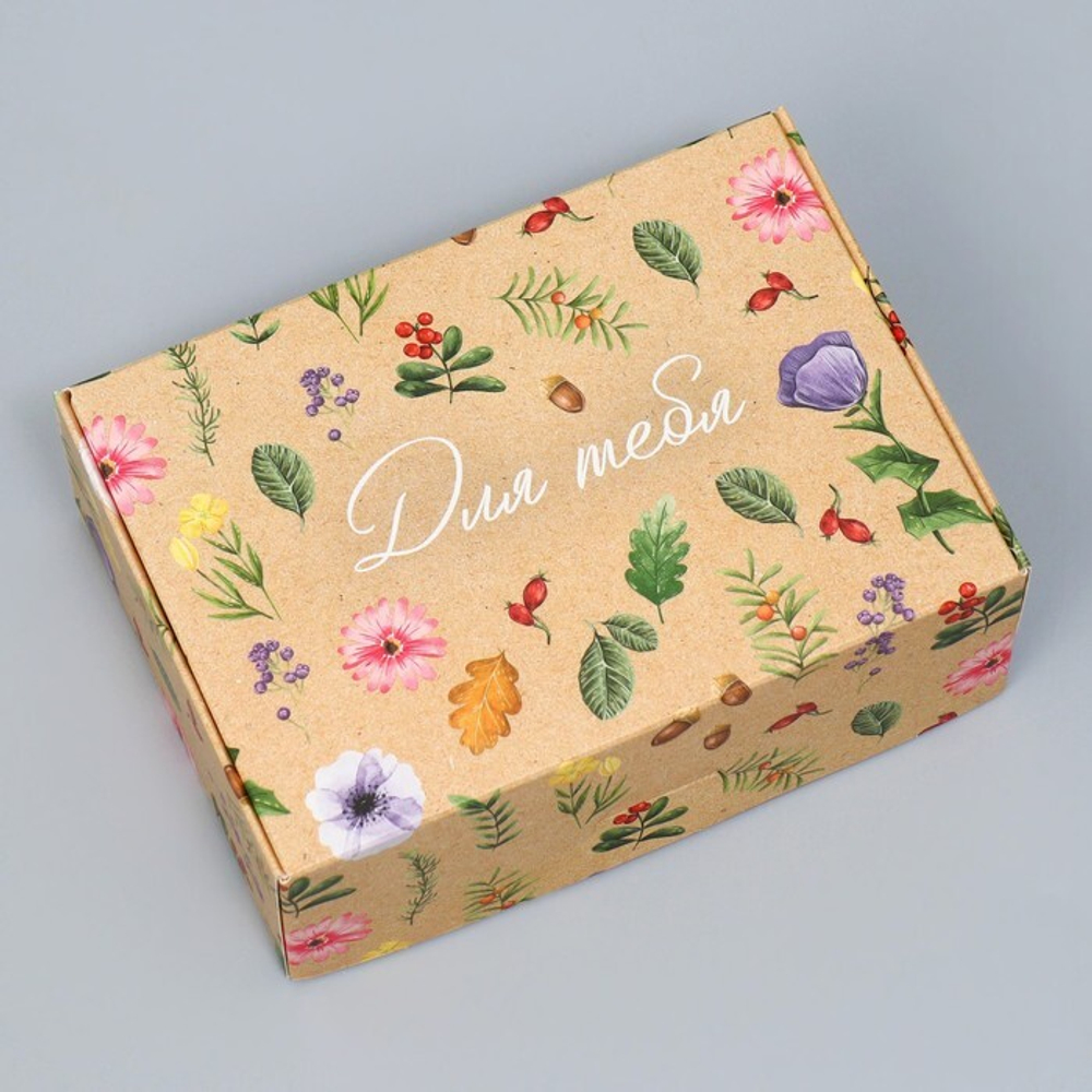 Коробка складная «Для тебя», 14 х 10 х 5 см