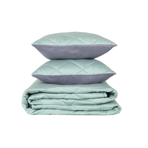 Покрывало + 2 наволочки BuyColor Лаванда/Мята