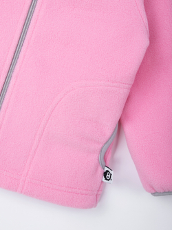 Толстовка флисовая "Котенок" розовый