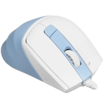 Мышь A4Tech Fstyler FM45S Air голубой/белый