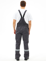 Костюм Липецк-2 СОП CH (тк.Смесовая,280) п/к, т.серый/оранжевый