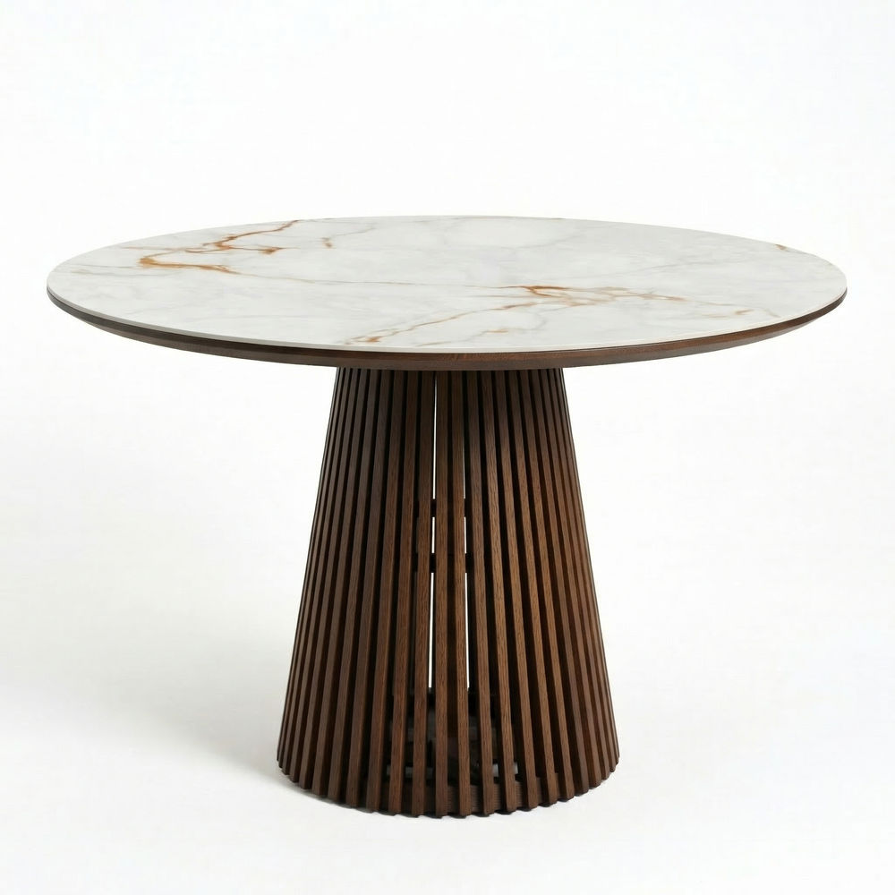 Дизайнерский стол LINES CERAMIC chocolate