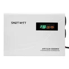 Настенный стабилизатор напряжения 2000 Вт SMARTWATT AVR SLIM 2000RW