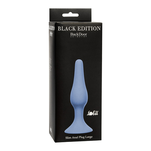 Анальная пробка 12,5см Lola Games Slim Anal Plug Large Blue 4205-02Lola