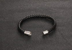 Браслет из плетёной кожи Steelman gb0615956a