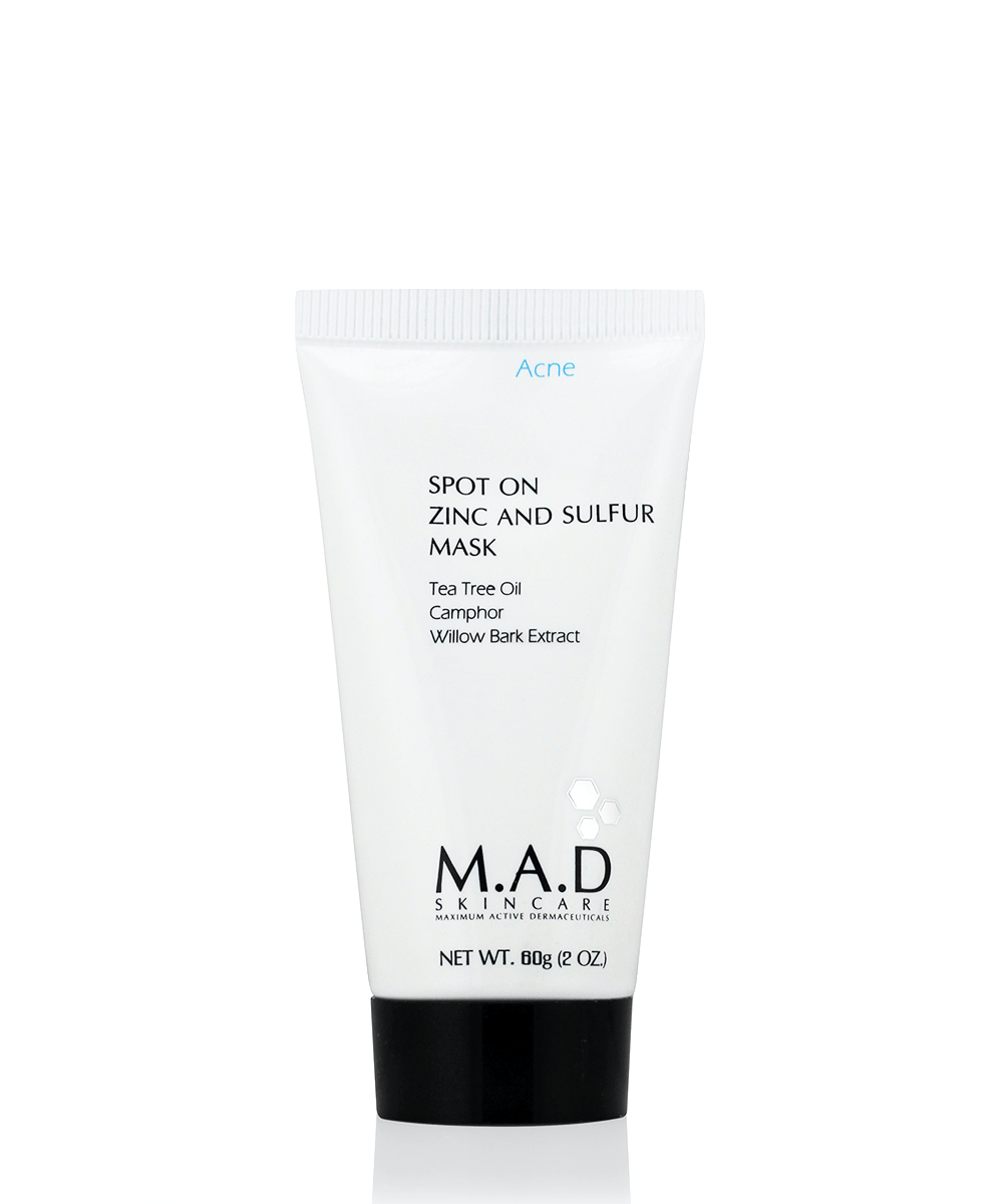 M.A.D. Skincare Подсушивающая маска с цинком и серой | Spot On Zinc and Sulfur Mask