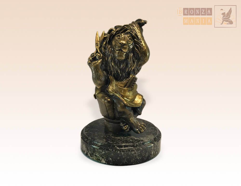 статуэтка Лев Парикмахер