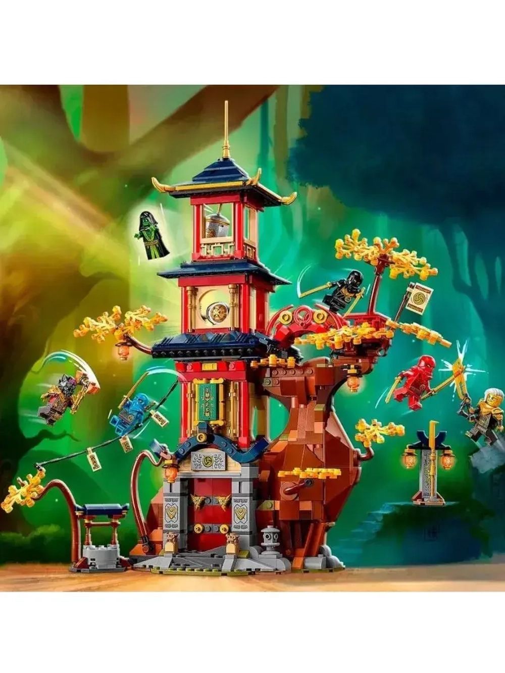 Конструктор Храм энергетических ядер дракона 1049 деталей