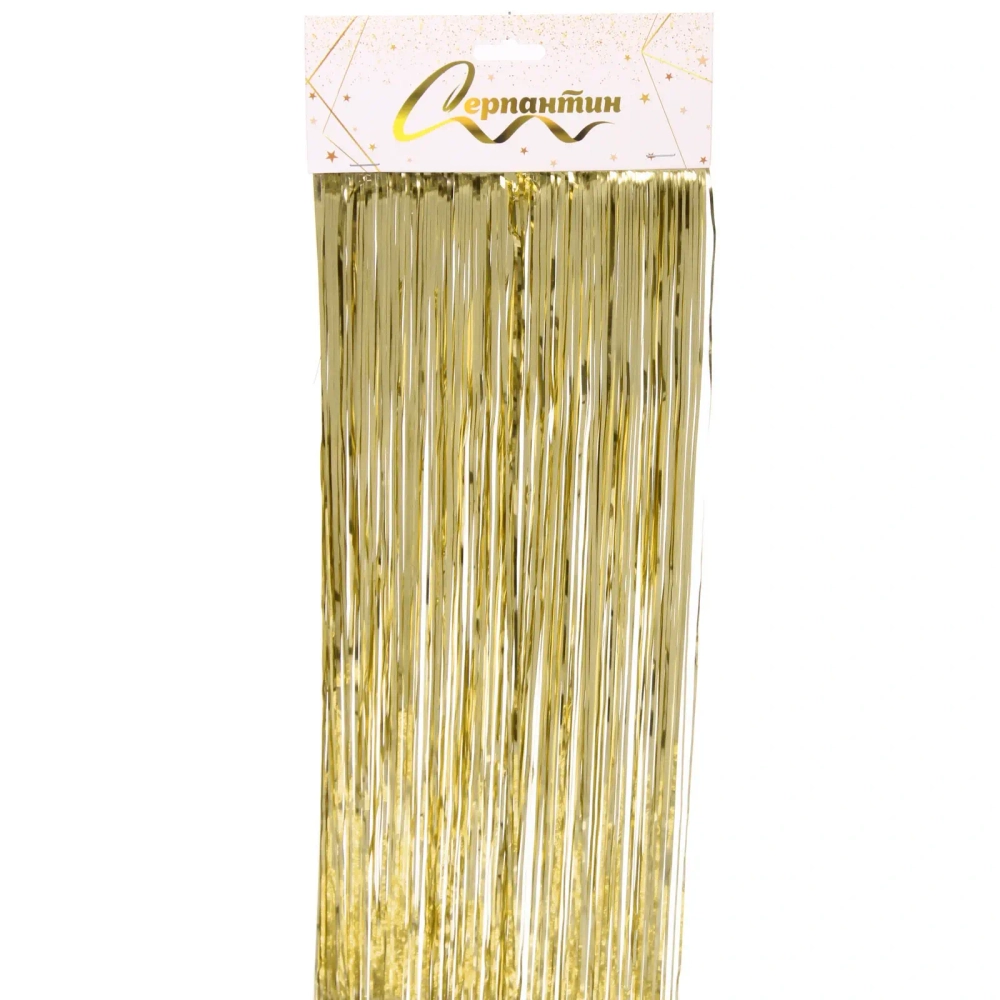 Дождик 2 м «Глянцевый стиль», шампань