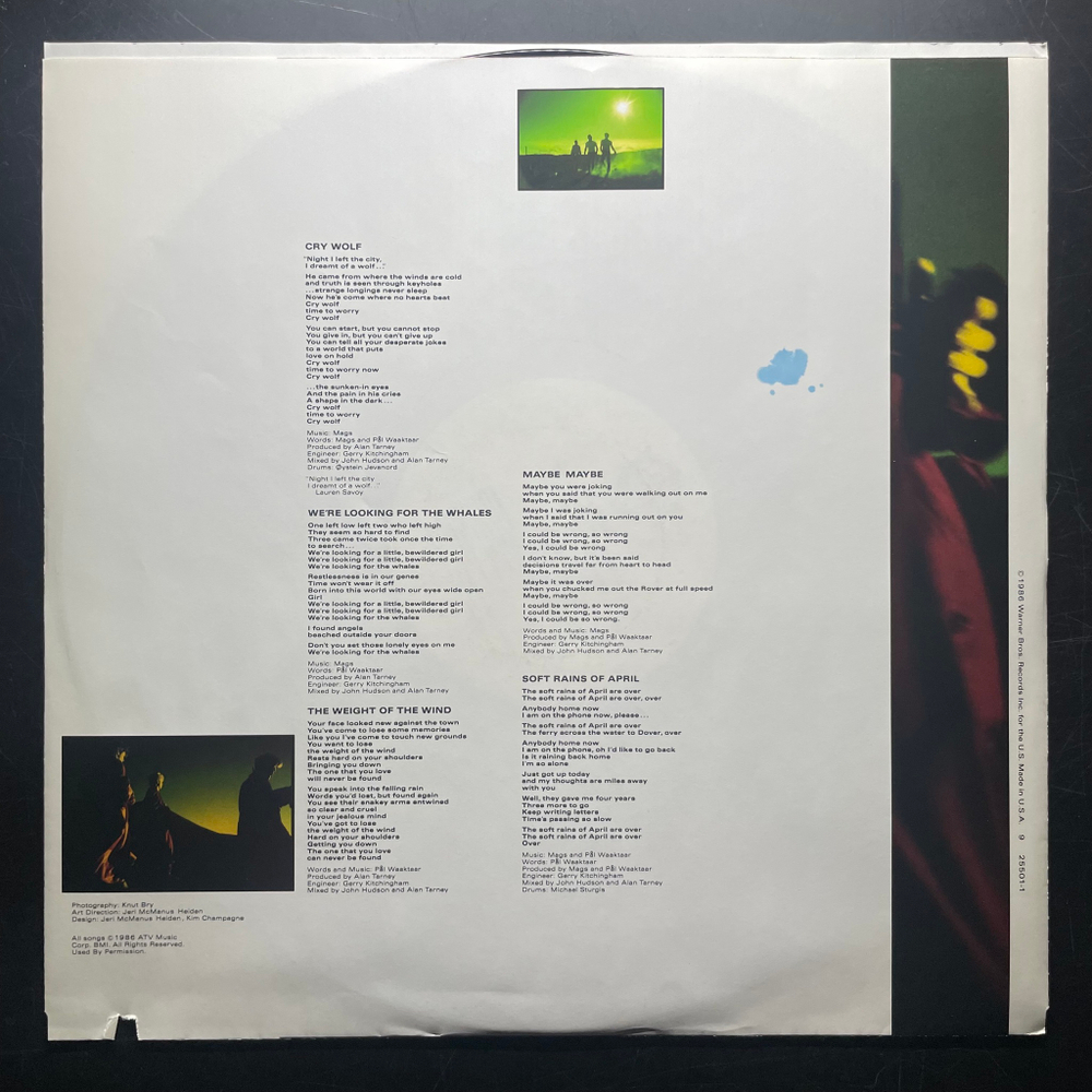 a-ha - Scoundrel Days (США 1986г.)