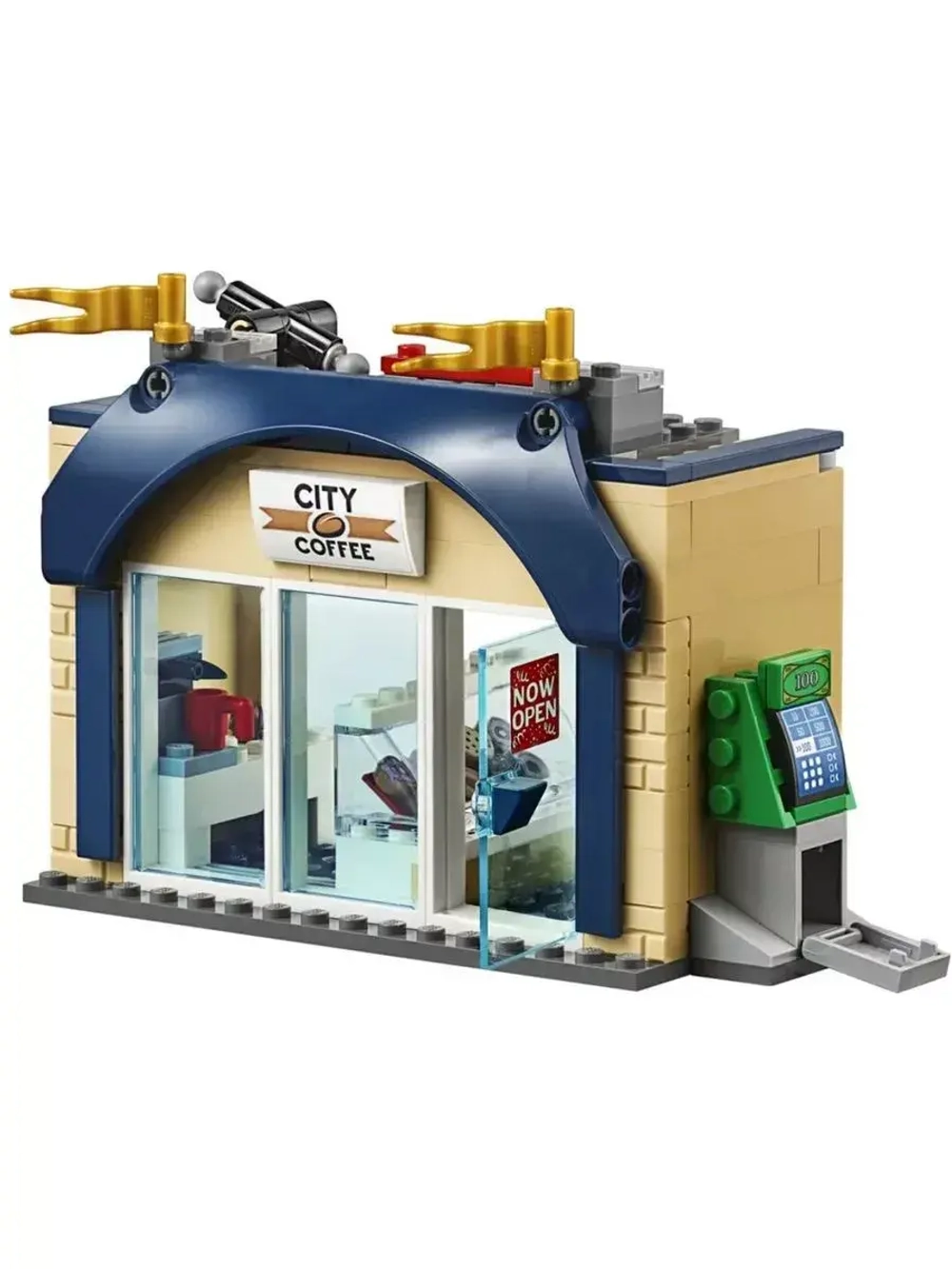 Конструктор Открытие магазина по продаже пончиков 848 дет