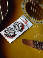 Стикеры - Злая собака - Пёс в строгом ошейнике