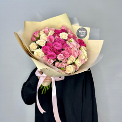 19 кустовых роз