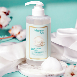 JMsolution Гель для душа с морской водой и пудровым ароматом JMsolution Life Marine Cotton Body Wash, 500 мл
