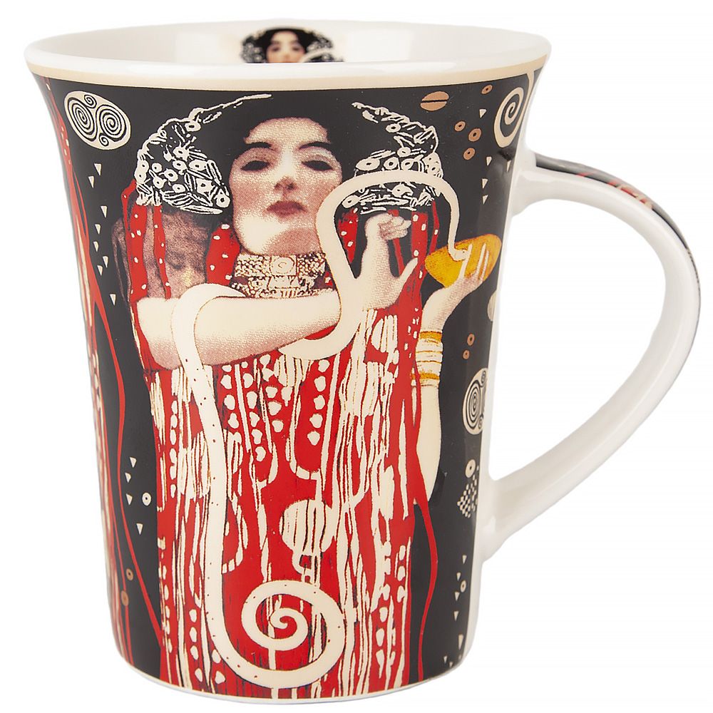Кружка фарфоровая "Klimt" v= 320 мл (подарочная упаковка)