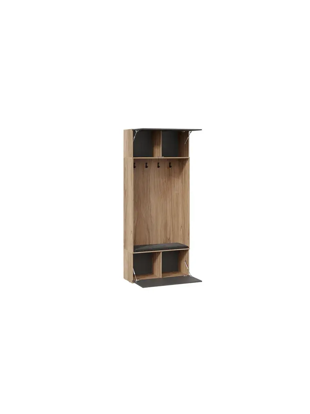 Прихожая с зеркалом Яблоня Беллуно 305х36х217