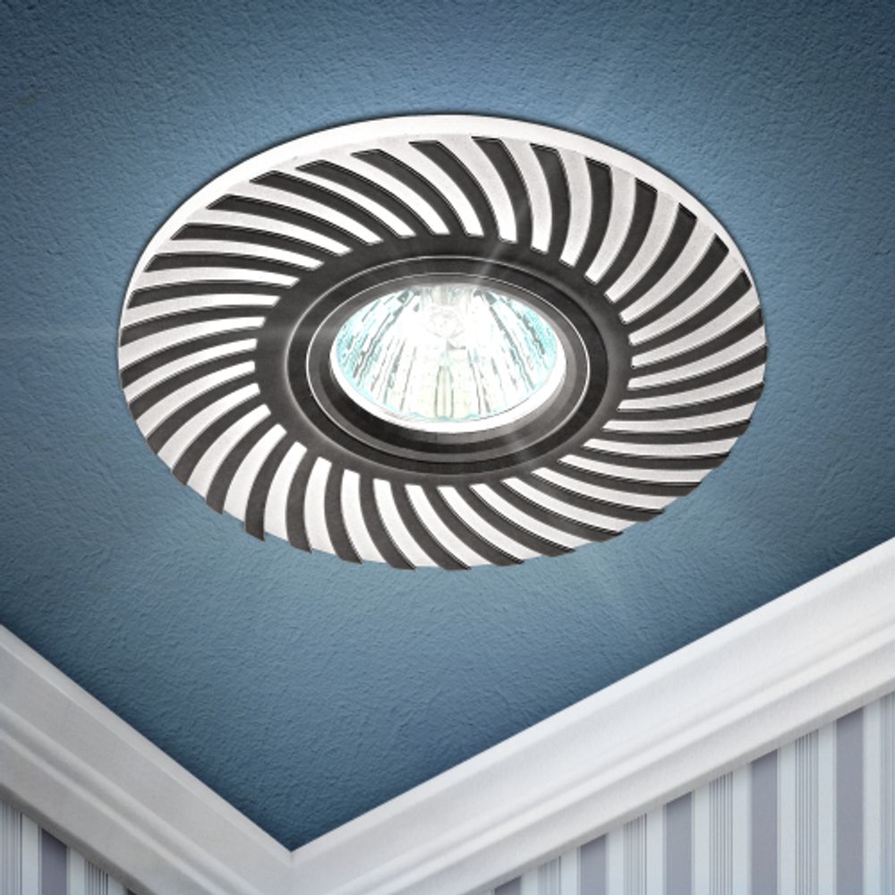 DK LD32 WH Светильник ЭРА декор cо светодиодной подсветкой MR16, 220V, max 11W, белый