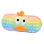 Пенал-косметичка Basir без наполнения, 20,5*8,3*3,5 см, серия "Утка", Pop It, разноцветный