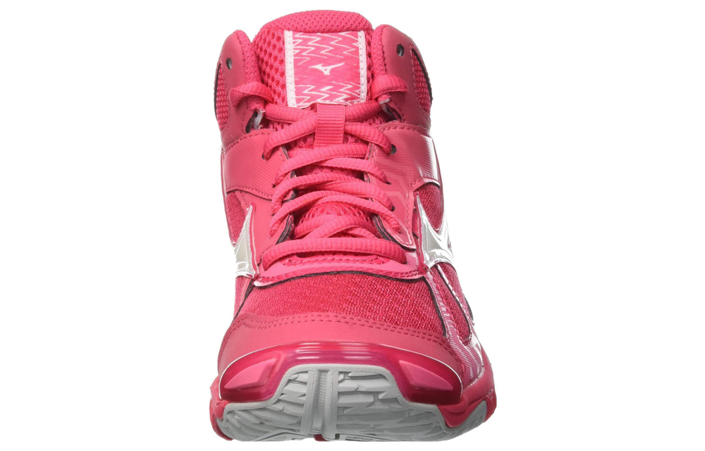 Mizuno Volleyball Shoes Women"s Mid top Pink