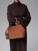 Замшевая сумка Vasilisa DBR 31210 вуд/велюр