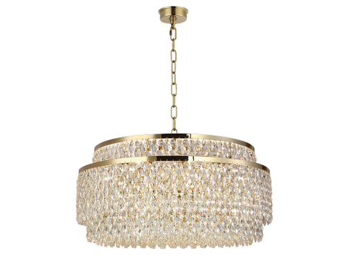 Подвесная люстра Newport TIFFANY 8530/80 C gold polished, М0070716