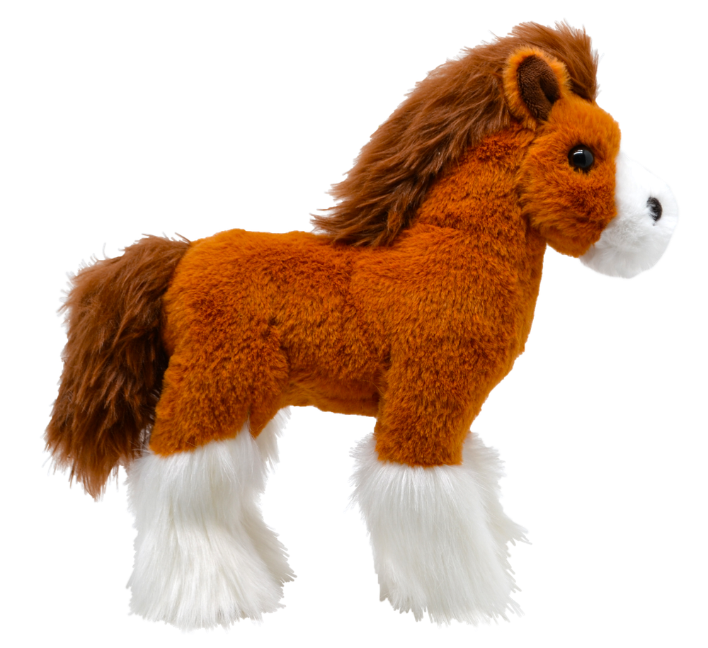 Мягка игрушка символ года конь "Святогор Отважный" h 23 см