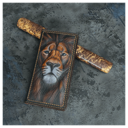 Кошелек лонгер «Лев»
